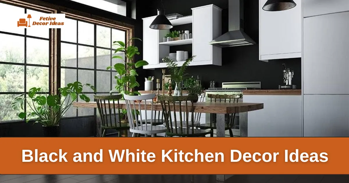 Black and White Kitchen Decor Ideas