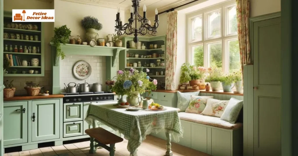 English Cottage Kitchen Decor with Practical Charm