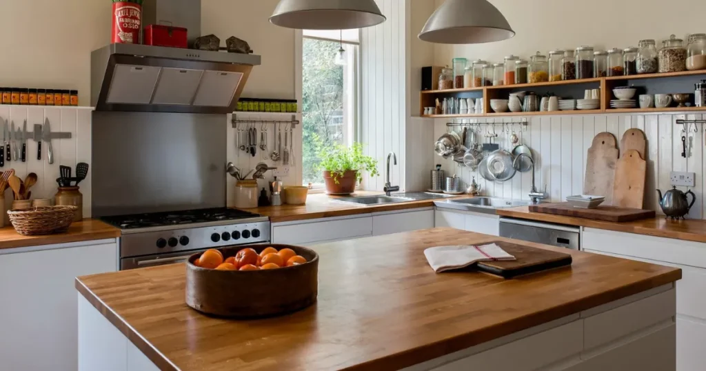 Use Everyday Items as Kitchen Counter Decor