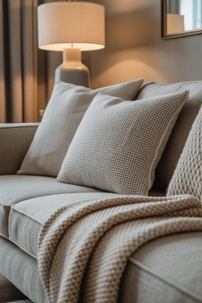 Texture-Rich Fabrics for Visual Warmth