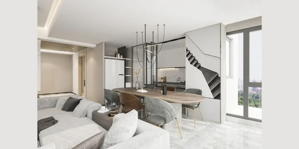 Open-Plan Dining Room Layout