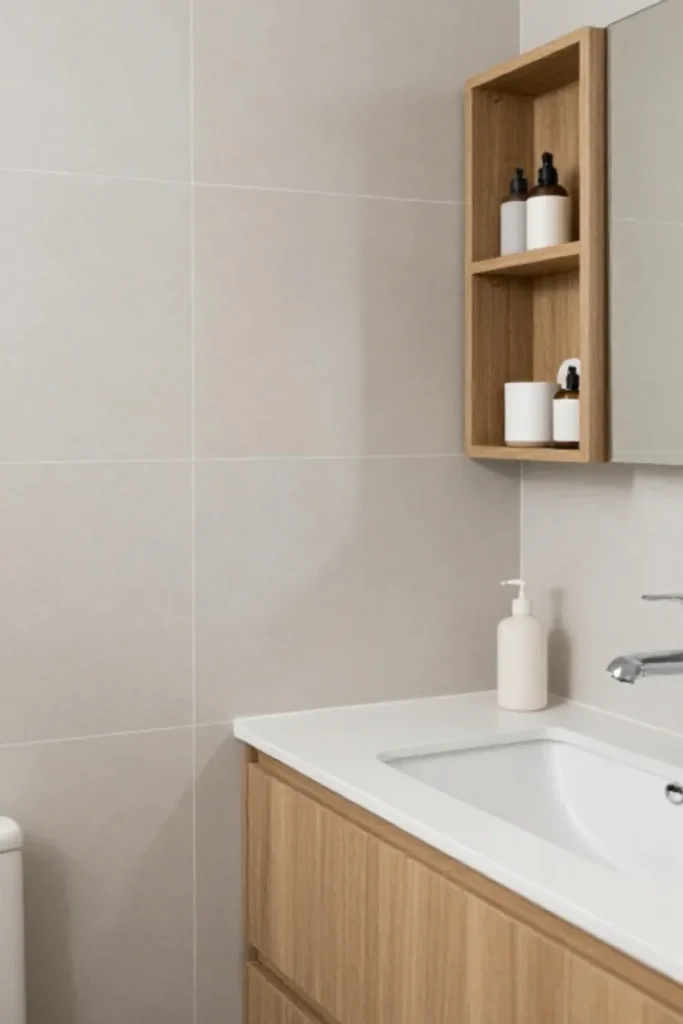 Bathroom Minimalist Decor With Clean Finishes