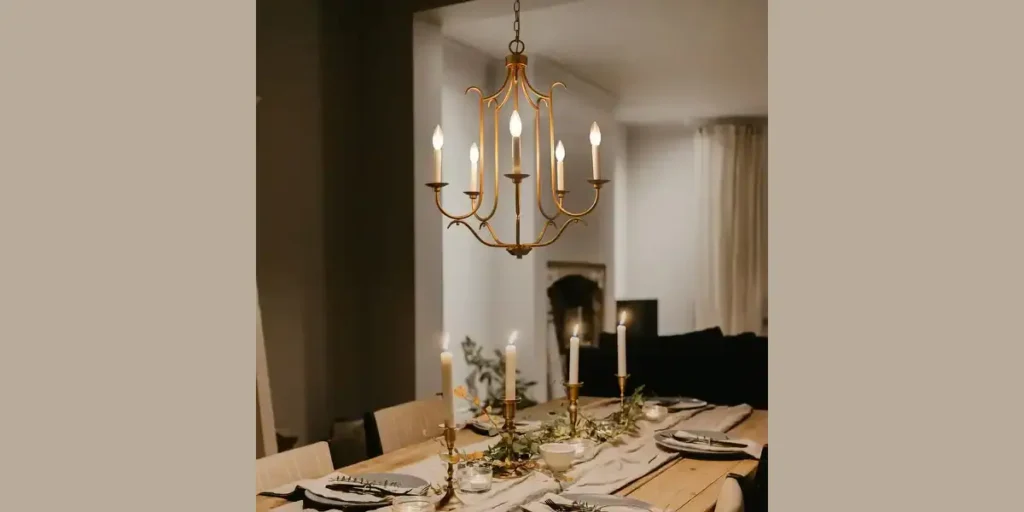 Candle-Style Chandelier for Warm Ambience