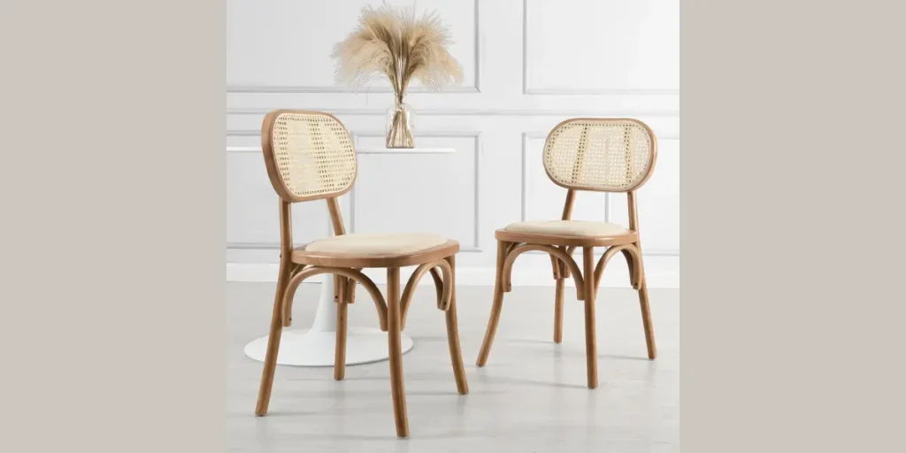Cane or Rattan Dining Chairs