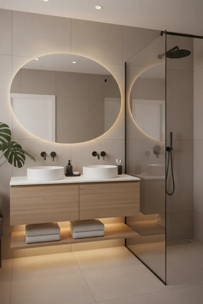 Chic Bathroom Decor with Spa Feel