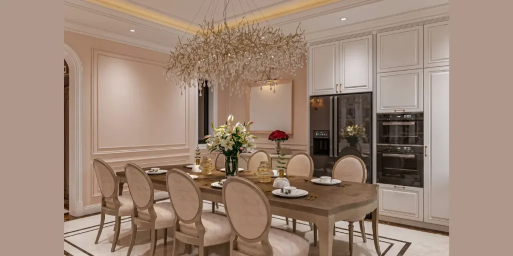 Classic Crystal Chandelier for Elegant Dining
