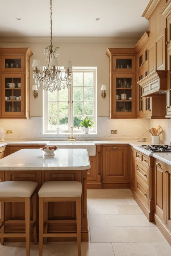 Classic Traditional Kitchen Decor Concept