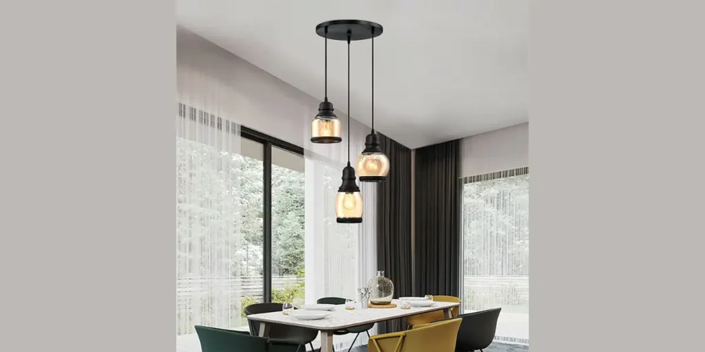 Cluster Pendant Lights for Visual Interest