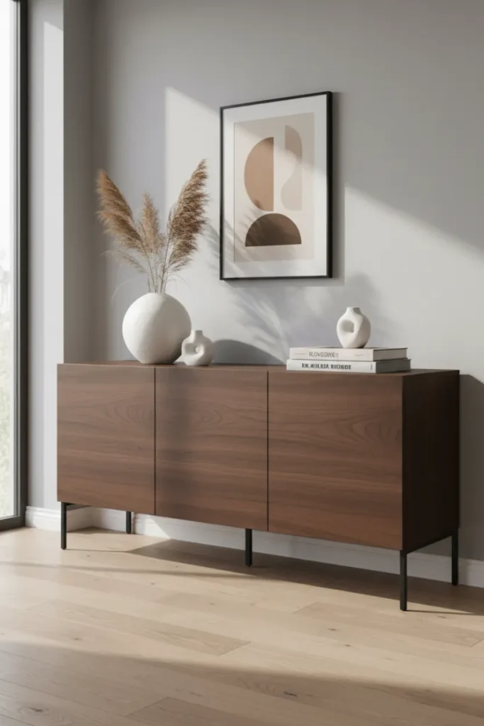 Sideboard or Console Cabinet for Storage and Style