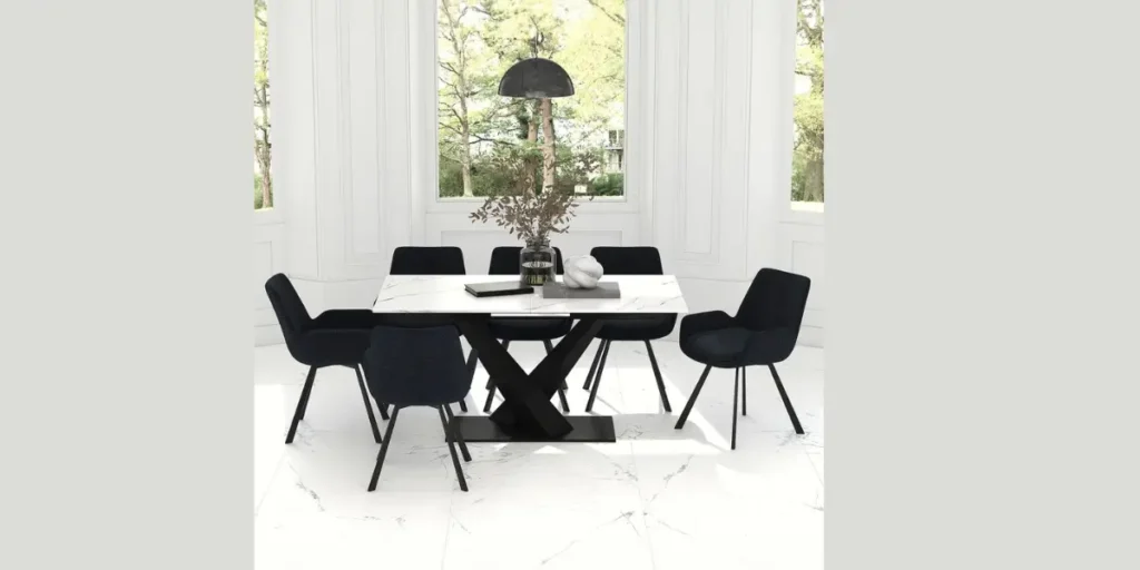 Black and White Dining Room for Timeless Style