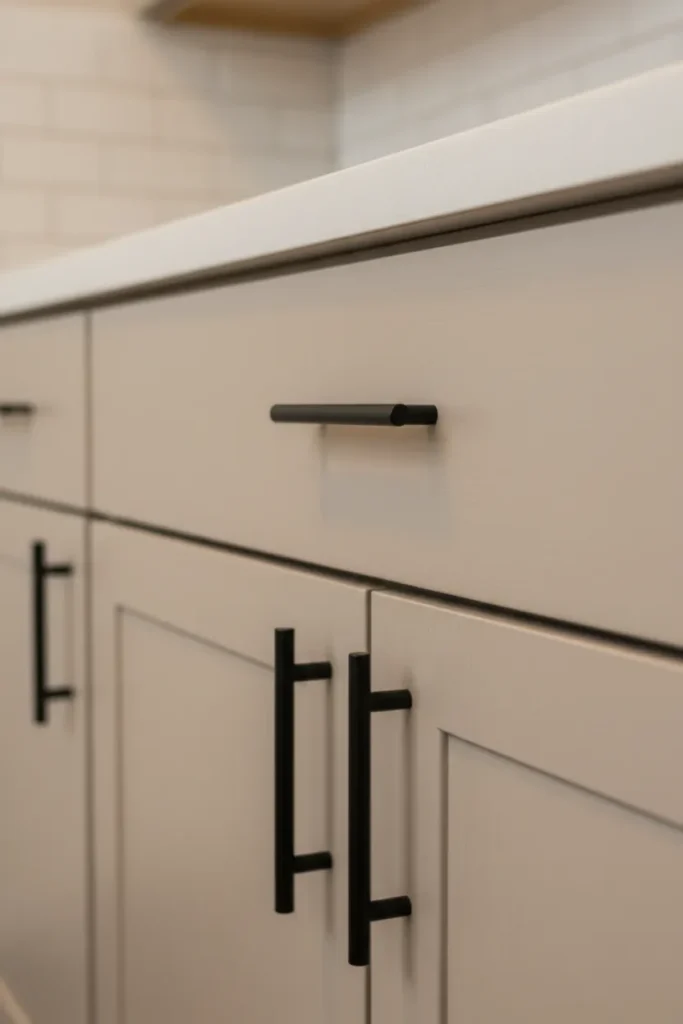 Coordinated Hardware for a Clean Apartment Look