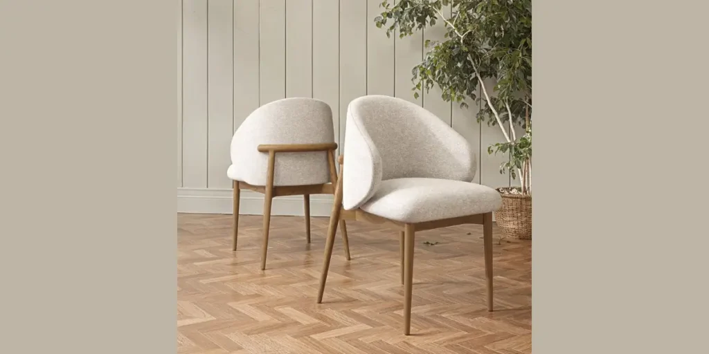 Curved Back Dining Chairs for Ergonomic Support