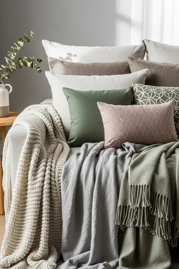 Chic Home Decor with Soft Textiles