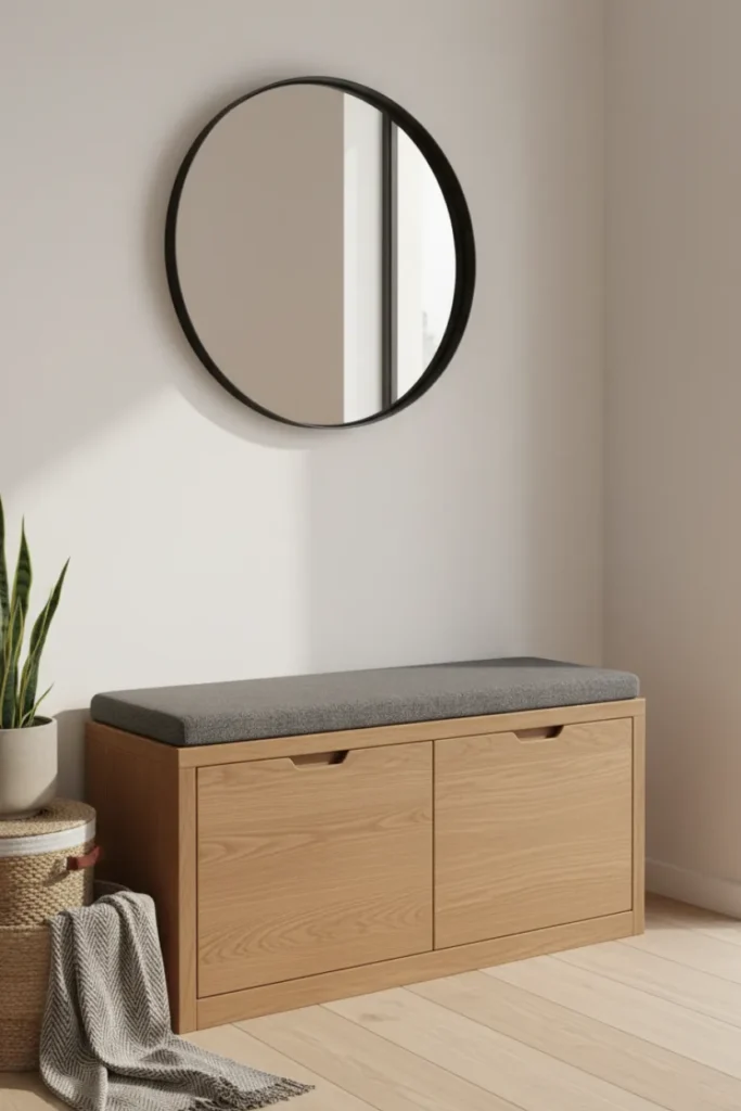 Entryway Bench That Creates a Strong First Impression