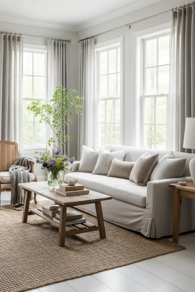 Farmhouse Window Treatments That Keep Spaces Bright