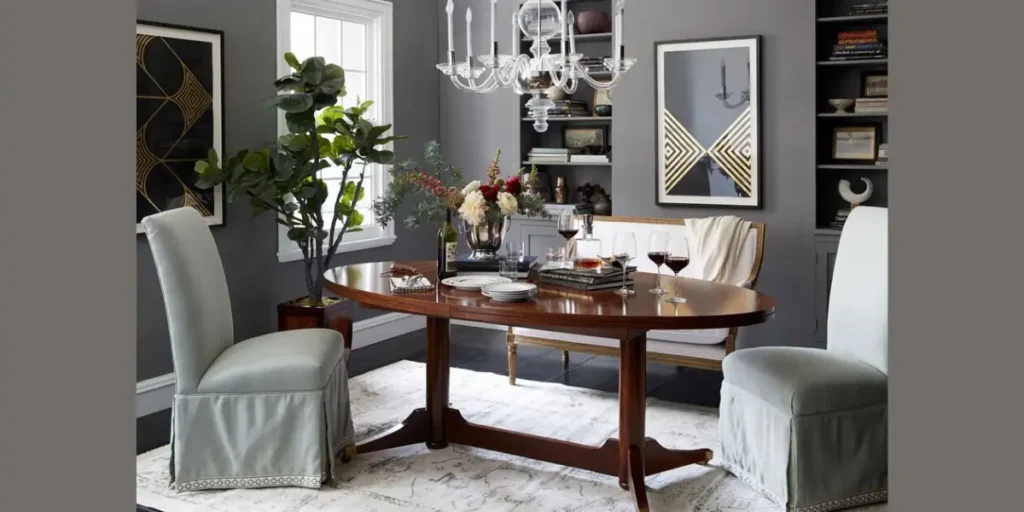 Flexible Multi-Use Dining Room Layout