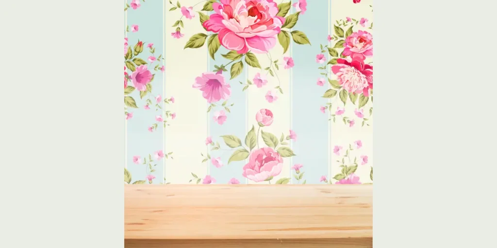 Floral Wallpaper for Elegant Dining Spaces