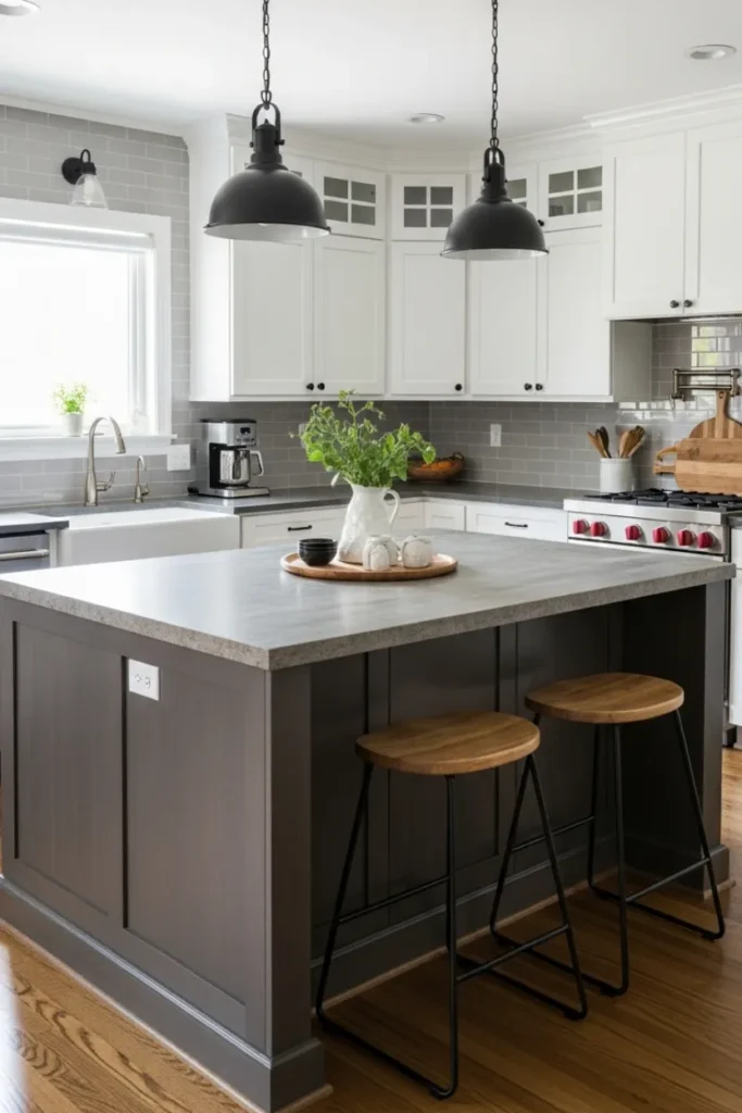 Functional Kitchen Island Decor
