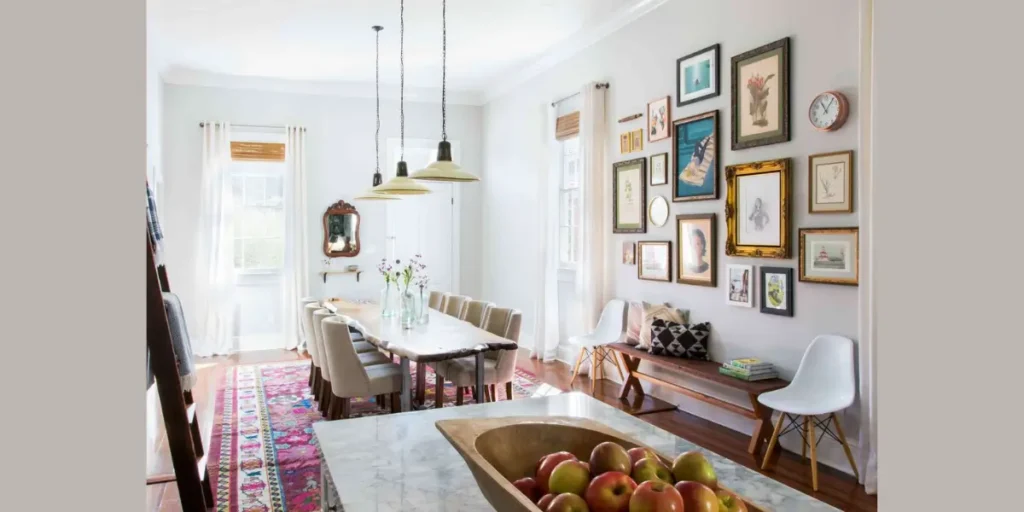 Mirror Accent Wall to Expand Space