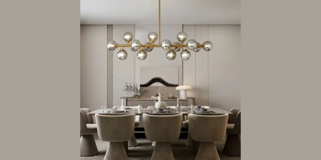 Globe Chandeliers for Soft, Even Lighting