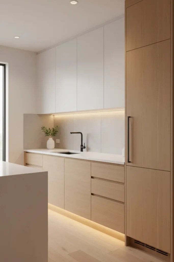 Handleless Cabinets for a Seamless Modern Look