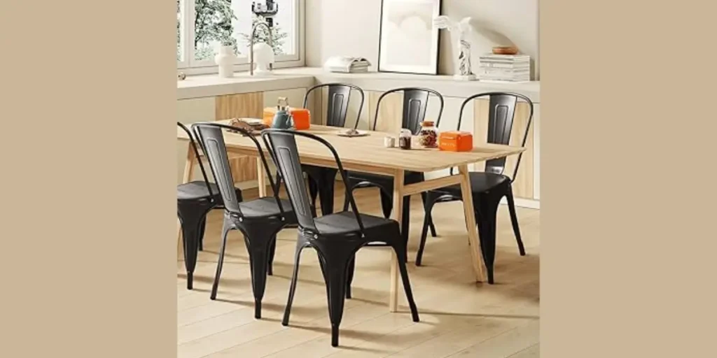 Industrial Metal Dining Chairs