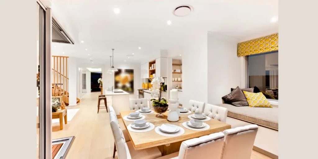 Kitchen-Adjacent Dining Room Layout