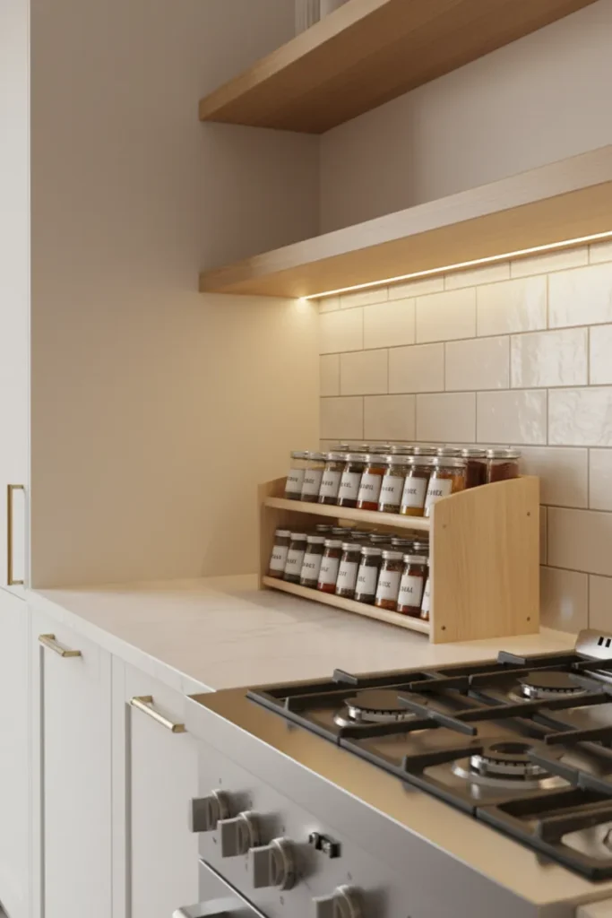 Decorative Spice Racks for Kitchen Counters