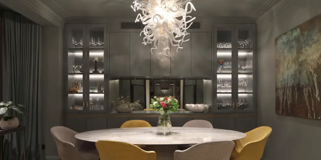 Layered Lighting to Create Dining Atmosphere