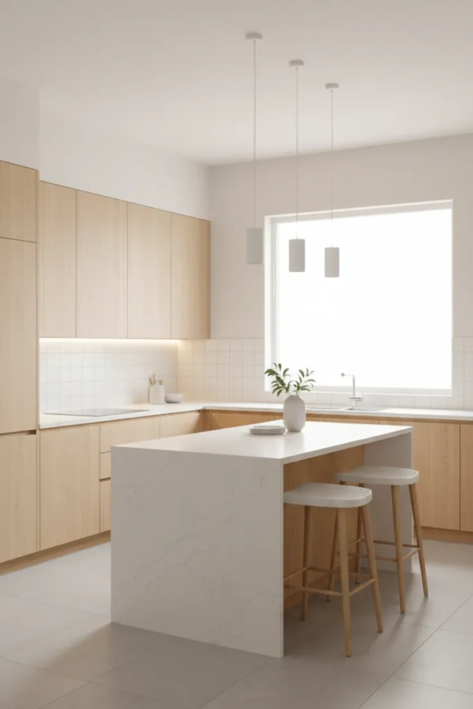 Light Wood Kitchen Decor Design