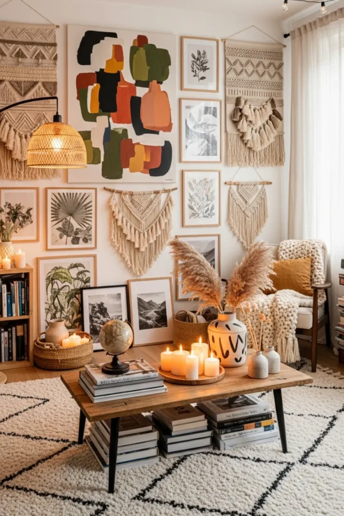 Bohemian Wall Art with a Personal Feel