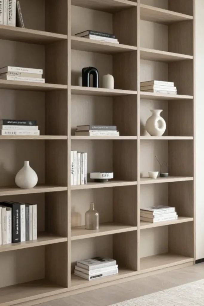 Luxury Bookshelves Styled with Purpose