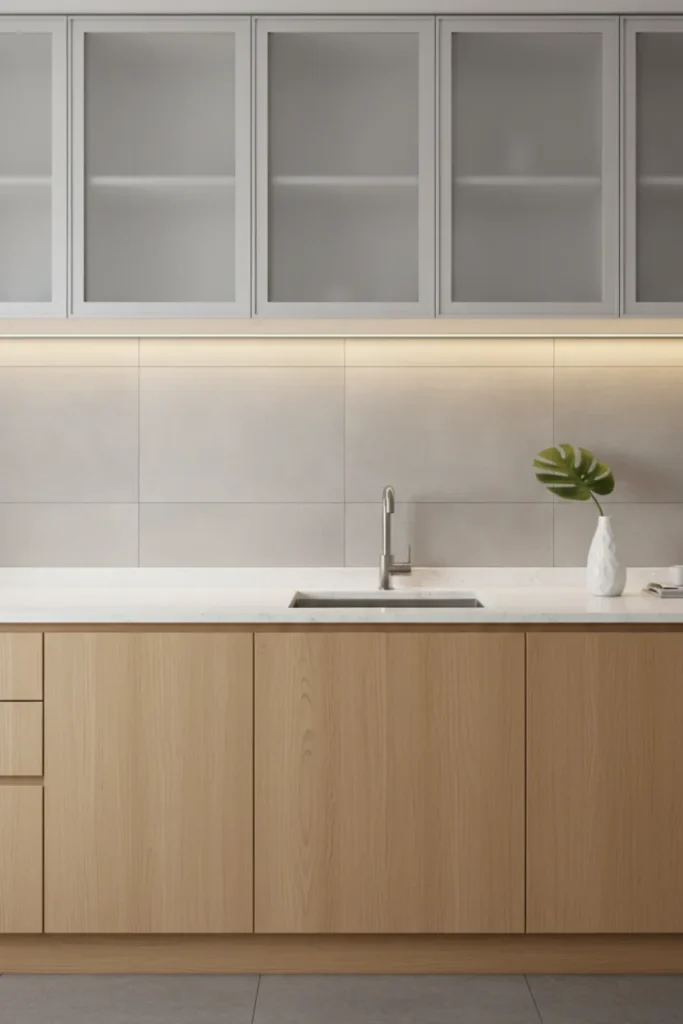 Minimalist Backsplash for a Modern Finish