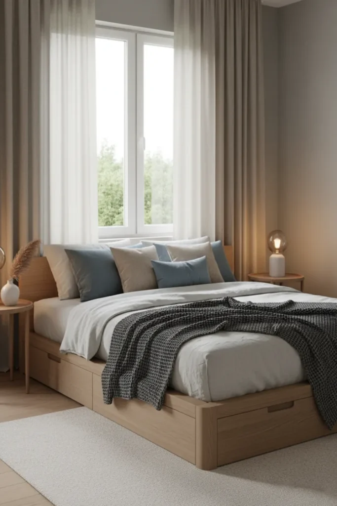 Modern Bedroom Decor with Calm and Comfort