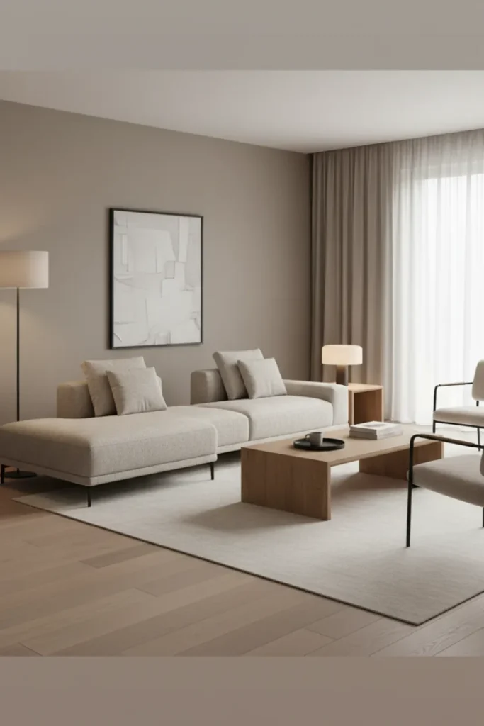 Modern Furniture with Clean Lines and Low Profiles