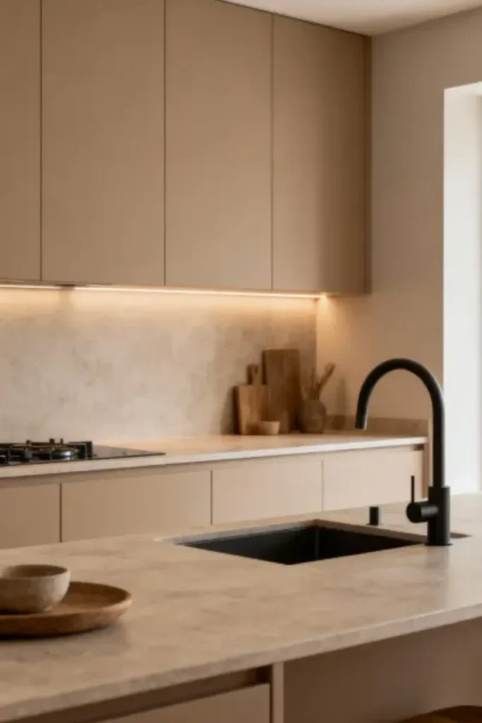 Modern Kitchen Decor with Matte Finishes