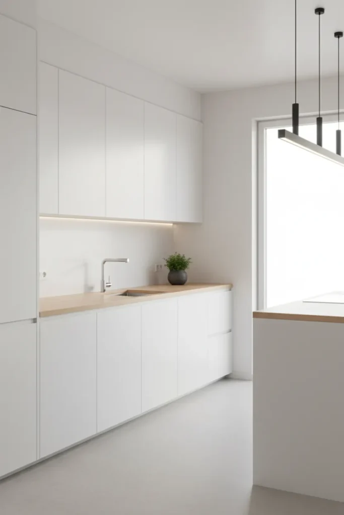 Modern Minimalist Kitchen Decor Concept