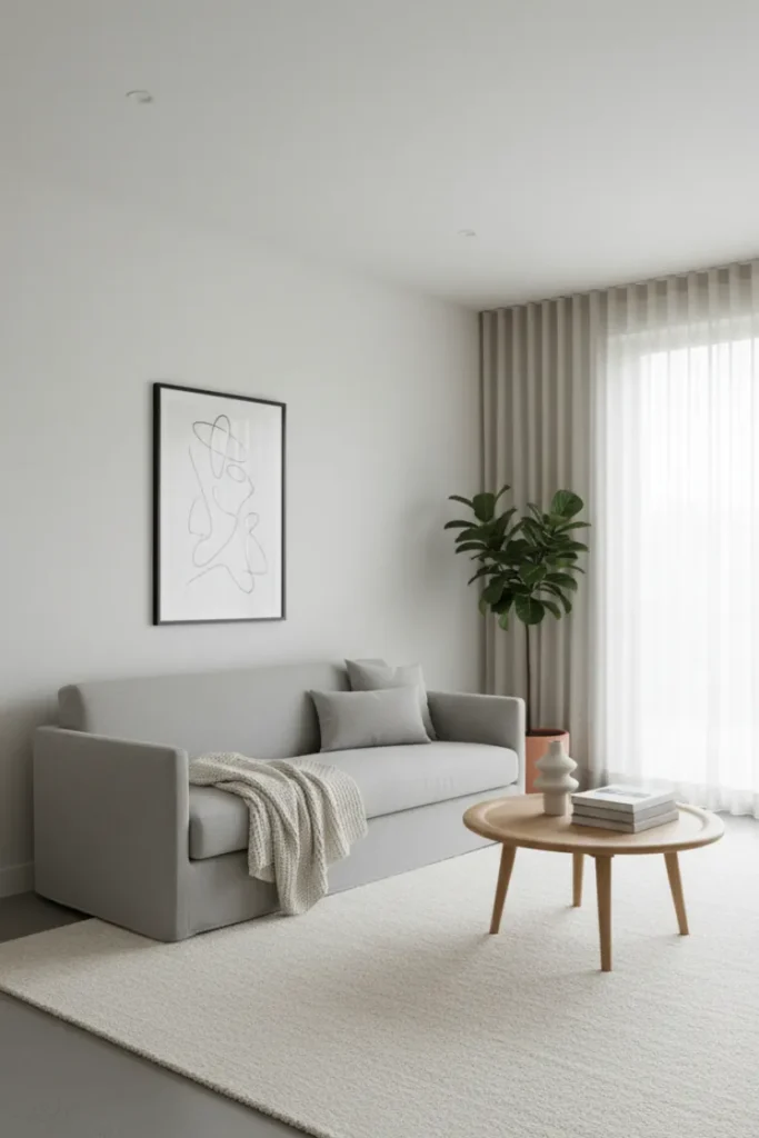 Minimalist Living Room Decor Approach