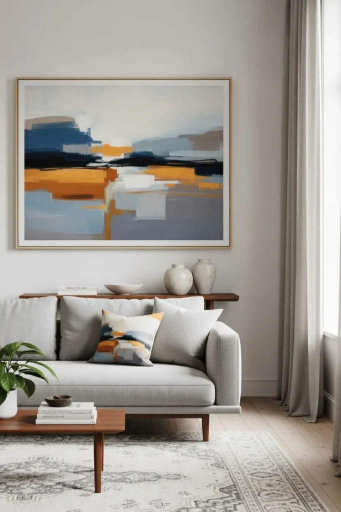 Living Room Wall Art Placement Ideas