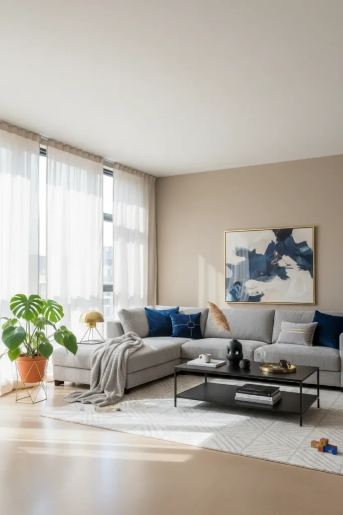 Neutral Color Palettes with Bold Accents