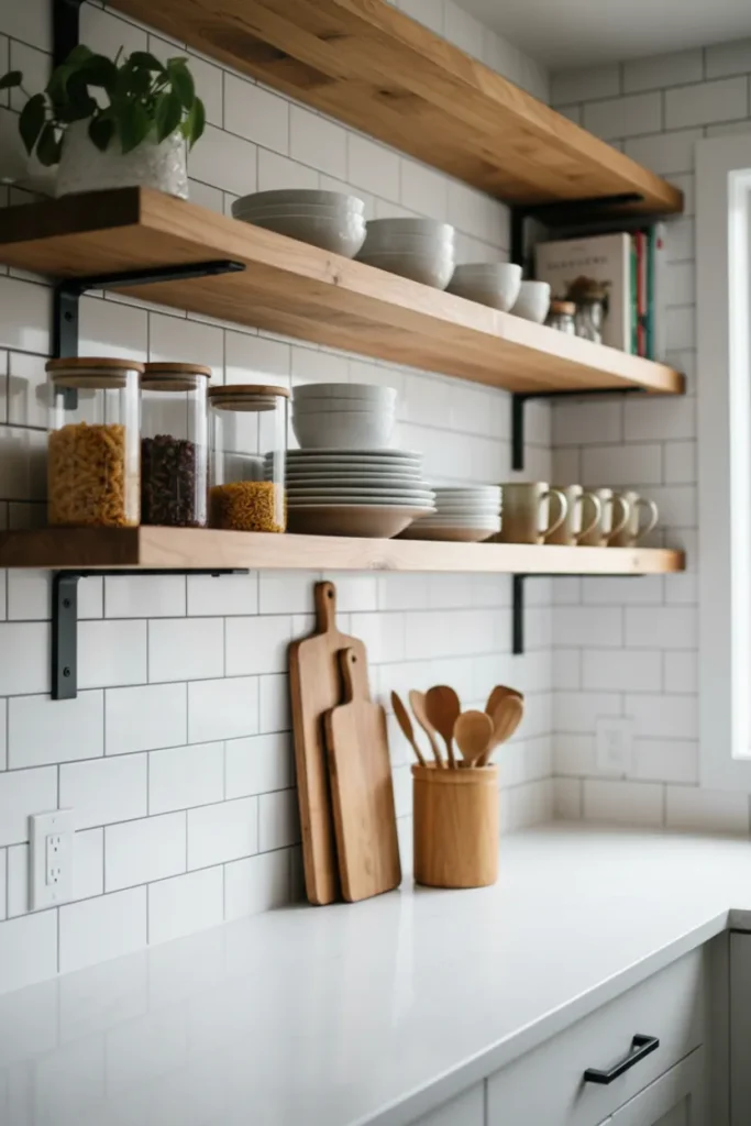 Open Shelf Kitchen Decorating Inspiration That Feels Lived In