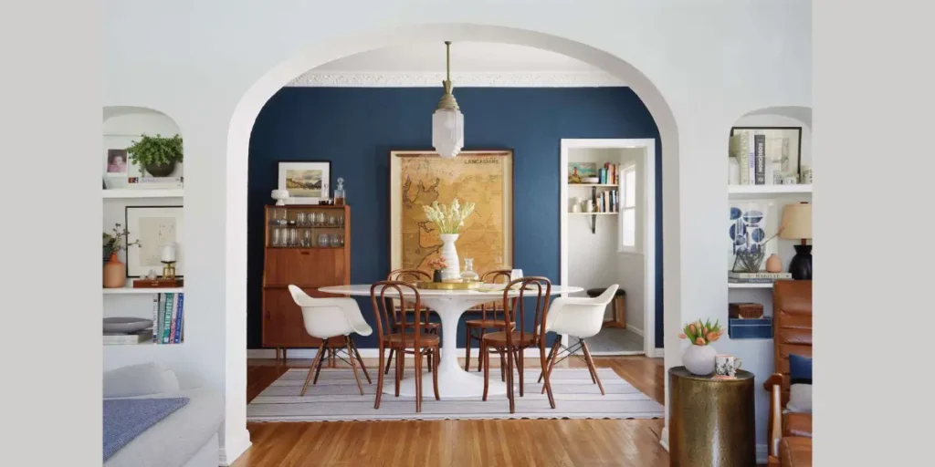 Painted Accent Wall with a Bold Color