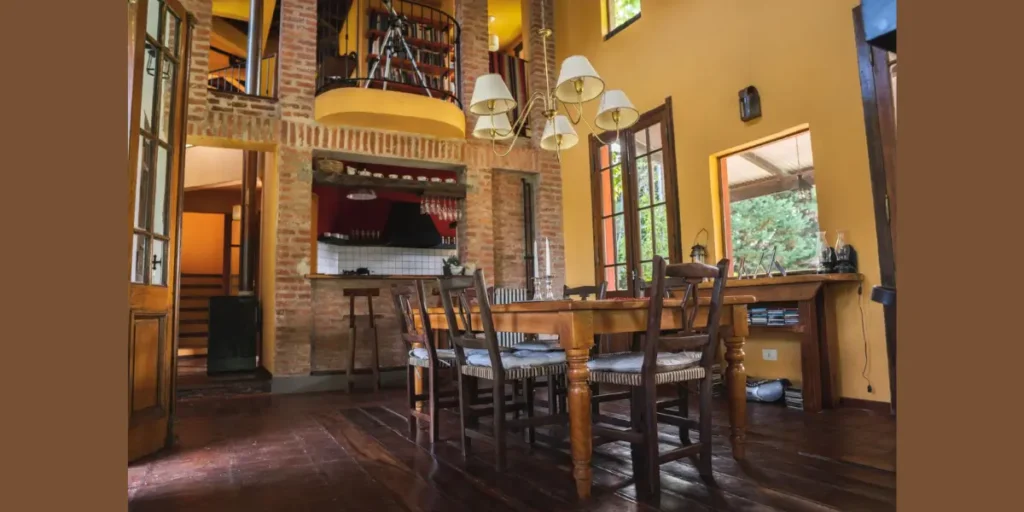 Rustic Dining Room Interior Style