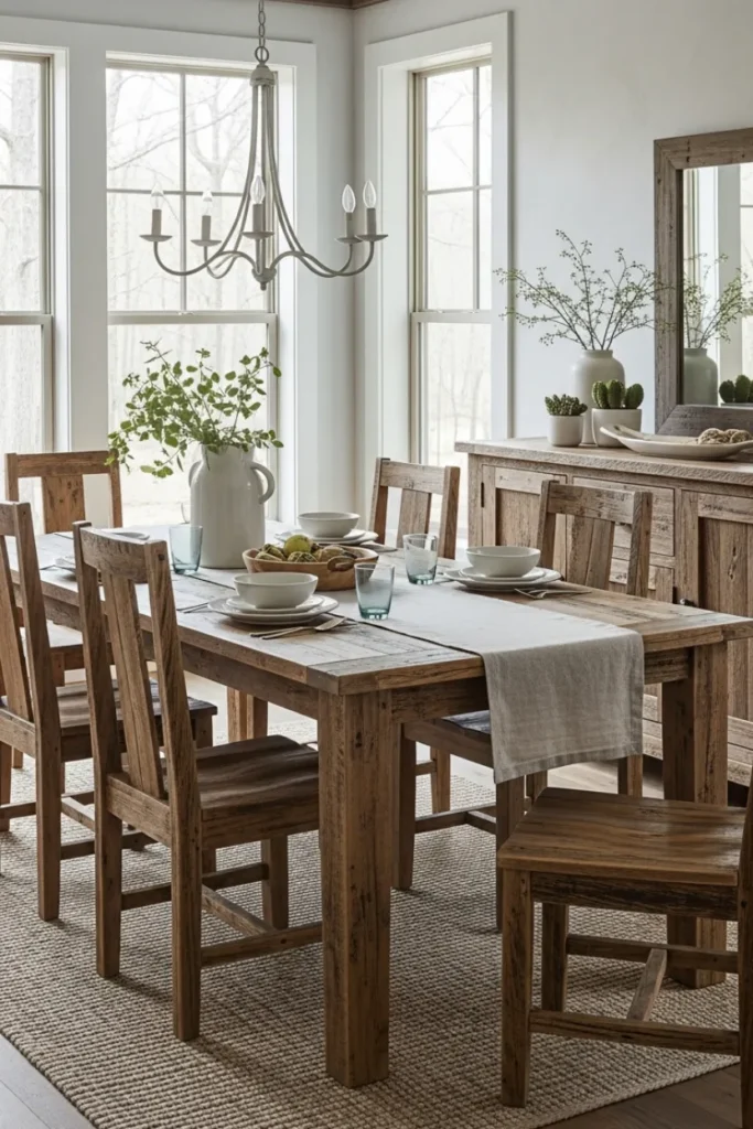 Reclaimed Wood Furniture for Sustainable Rustic Style