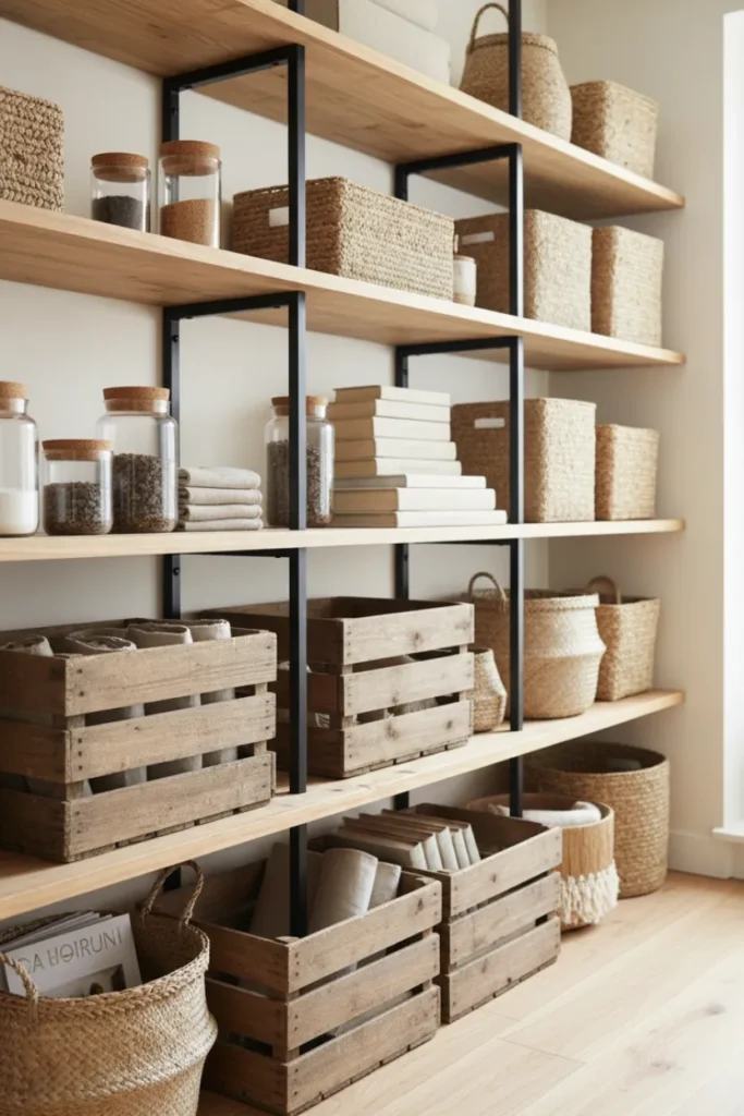 Rustic Storage Solutions That Look Beautiful