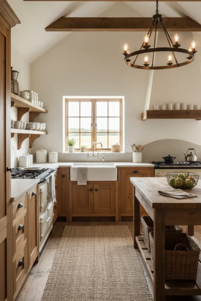 Rustic Farmhouse Kitchen Decor Concept