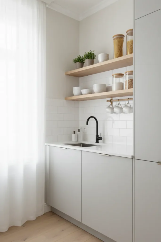 Small Apartment Kitchen Decoration Design