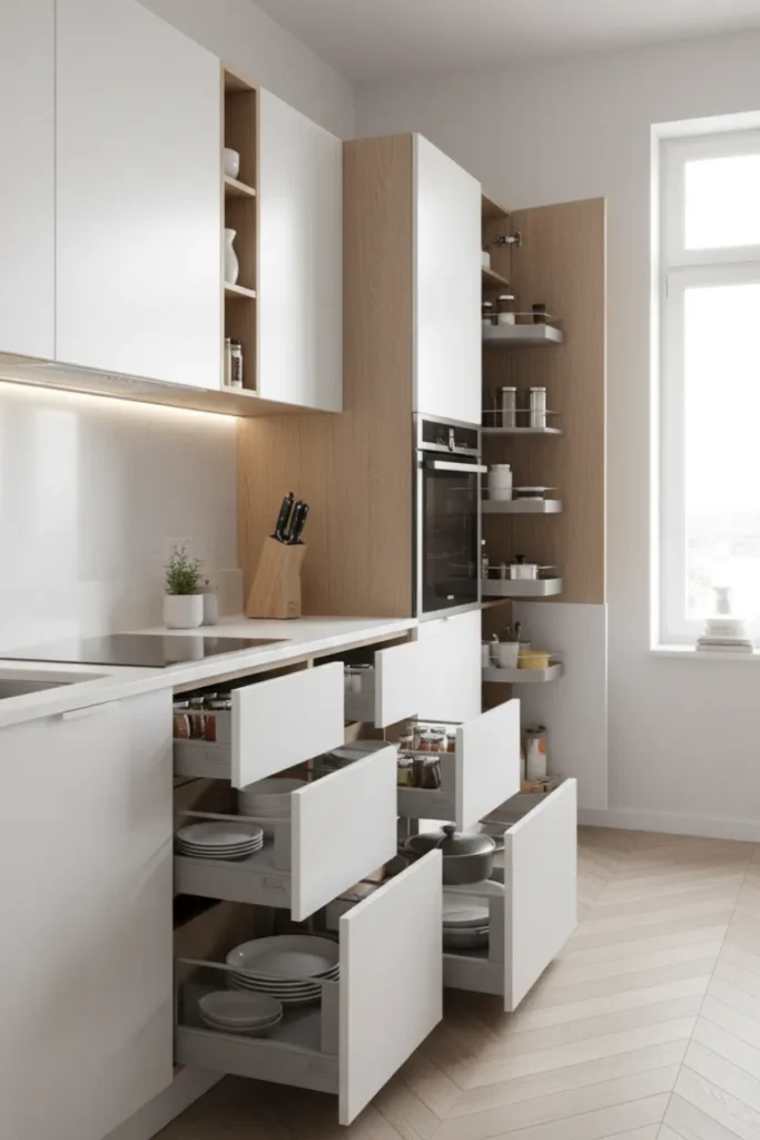 Smart Storage Kitchen Decor Concept