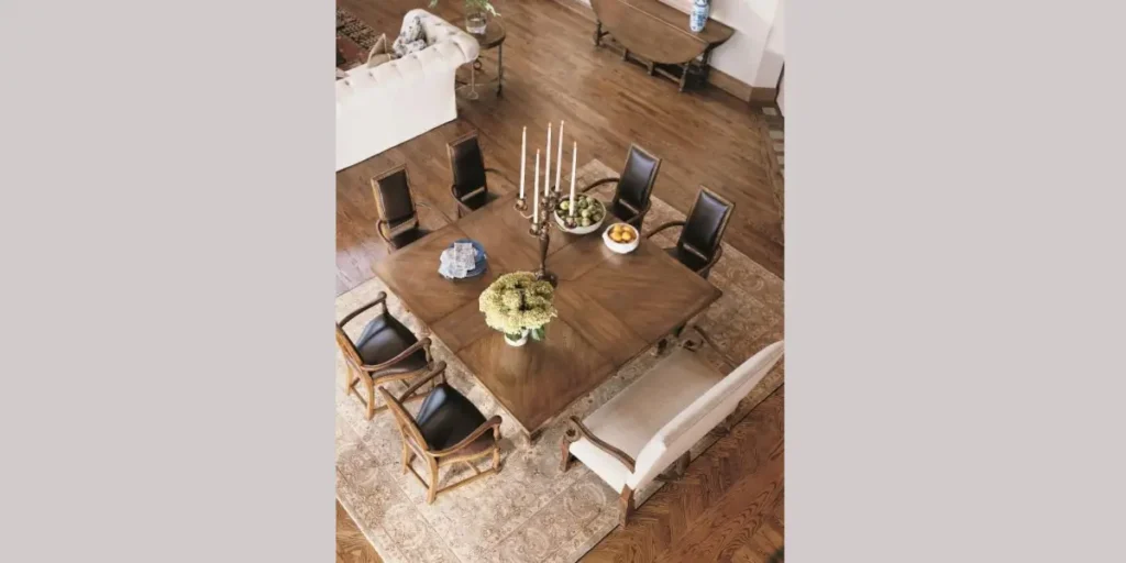 Square Dining Room Layout