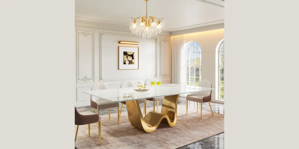 Statement Sculptural Dining Table